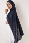 Hijab mousseline rectangle Nissa 175