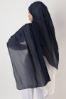 Hijab mousseline rectangle Nissa 175