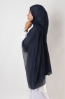 Hijab mousseline rectangle Nissa 175