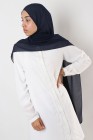 Hijab mousseline rectangle Nissa 175