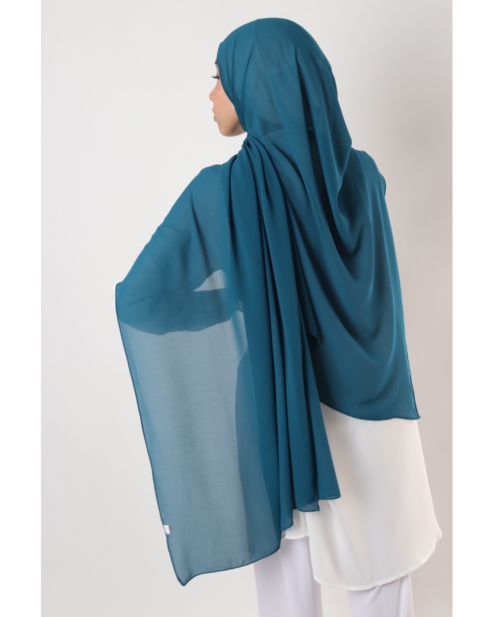 Hijab mousseline rectangle Nissa 175