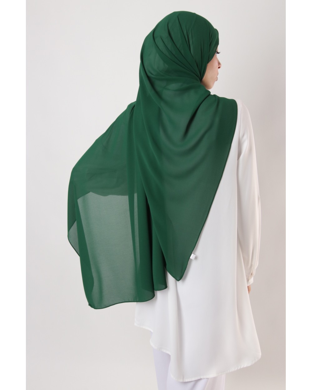 Hijab mousseline rectangle Nissa 175