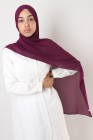 Hijab mousseline rectangle Nissa 175