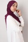 Hijab mousseline rectangle Nissa 175
