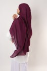 Hijab mousseline rectangle Nissa 175