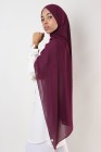 Hijab mousseline rectangle Nissa 175