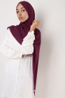 Hijab mousseline rectangle Nissa 175