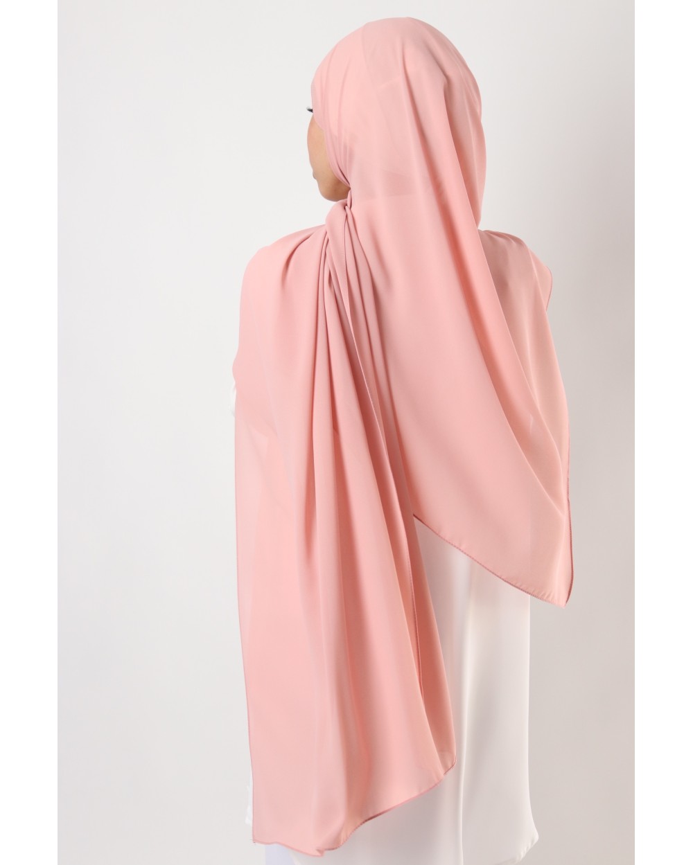 Hijab mousseline rectangle Nissa 175