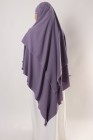 Khimar 2 voiles Jamila microfibre long