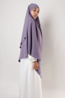 Khimar 2 veiled Jamila microfiber long