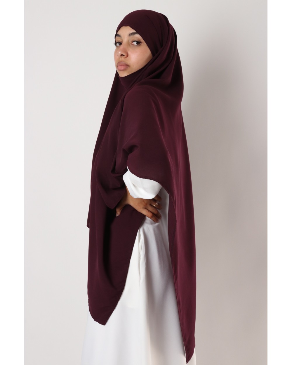 Short khimar light microfiber Color 
