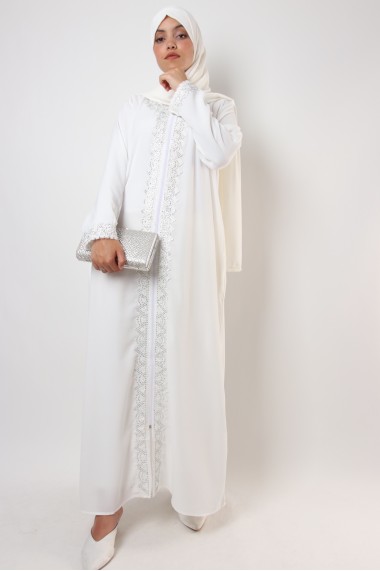 robe blanche musulmane