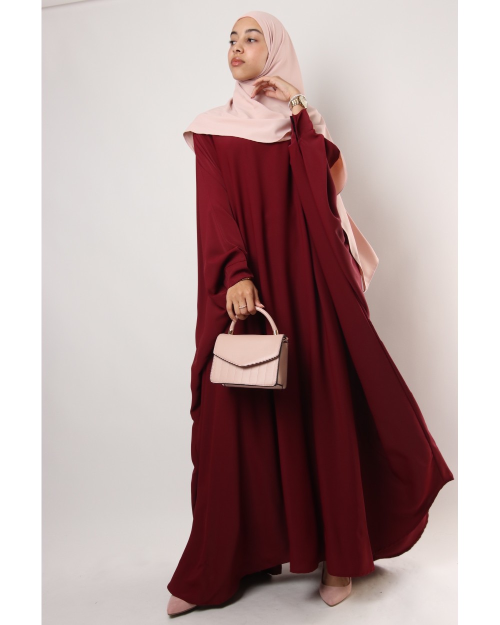 Abaya papillon Soie de médine