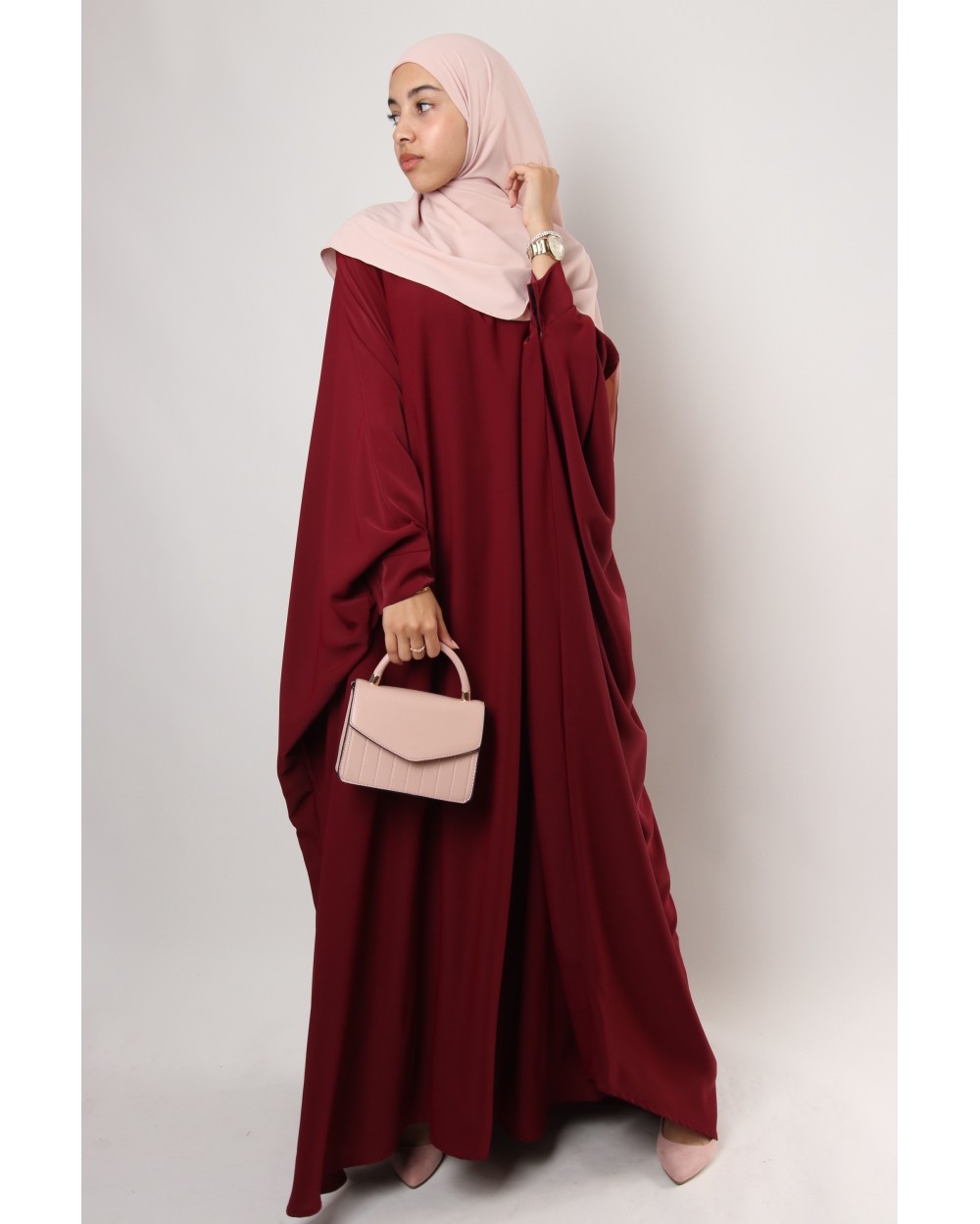 Abaya papillon Soie de médine