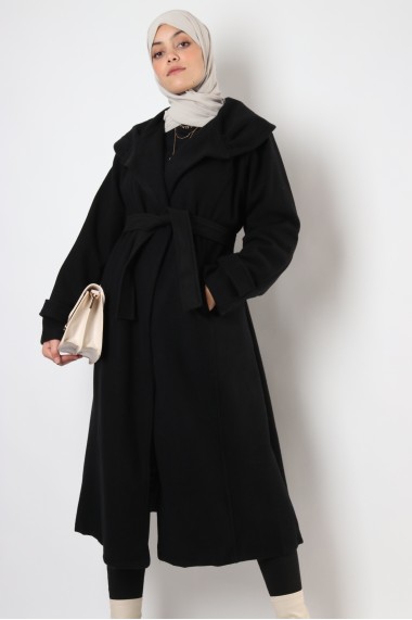 Mattalia coat with belt