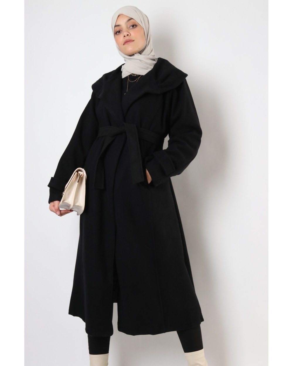 Manteau Mattalia avec ceinture