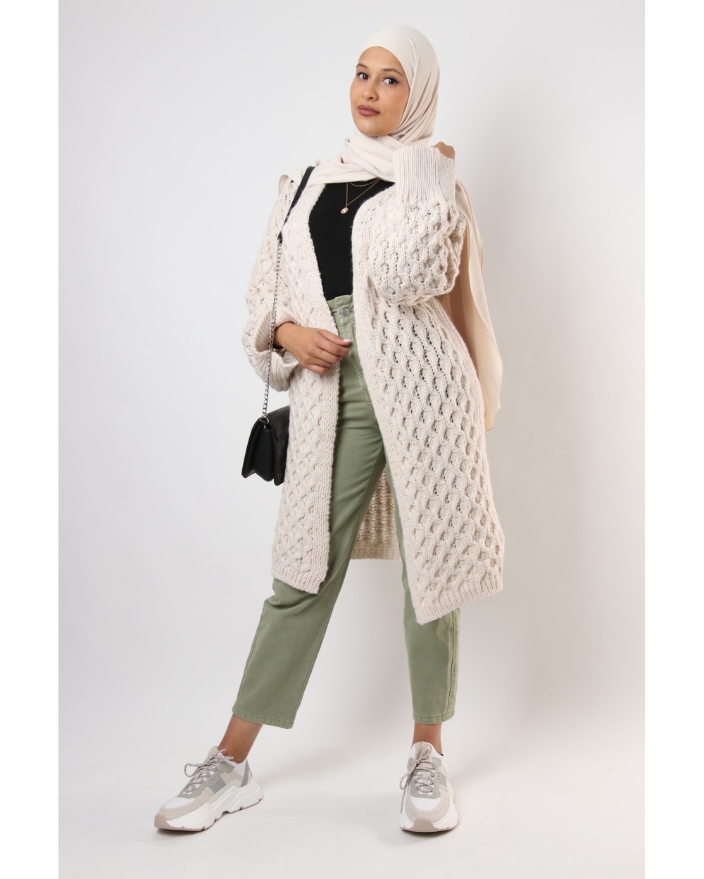 Oversized vest Gabia