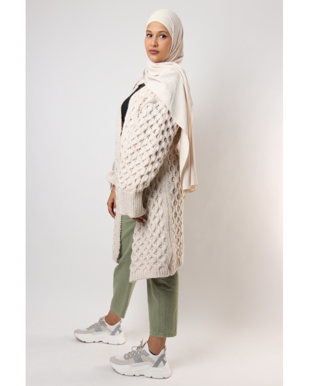 Oversized vest Gabia