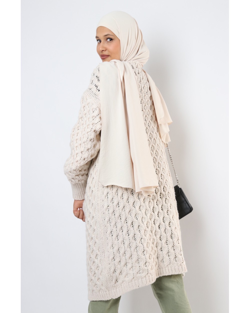 Oversized vest Gabia