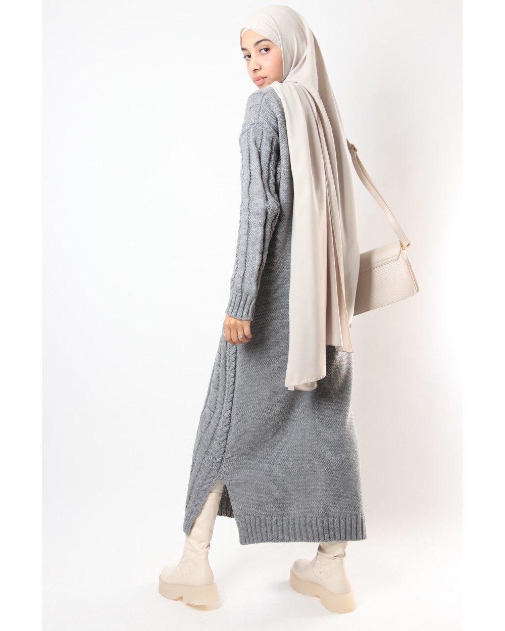 Robe pull Randa torsadée