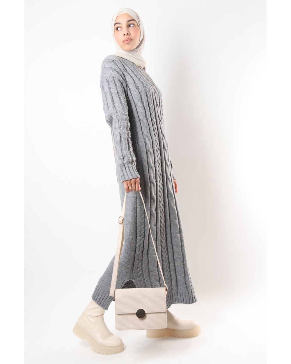 Robe pull Randa torsadée