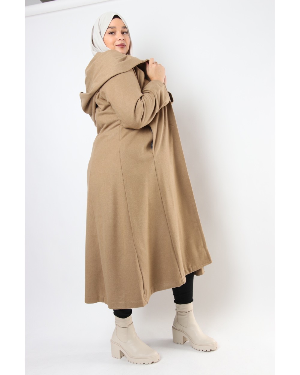 Maxilia hooded coat