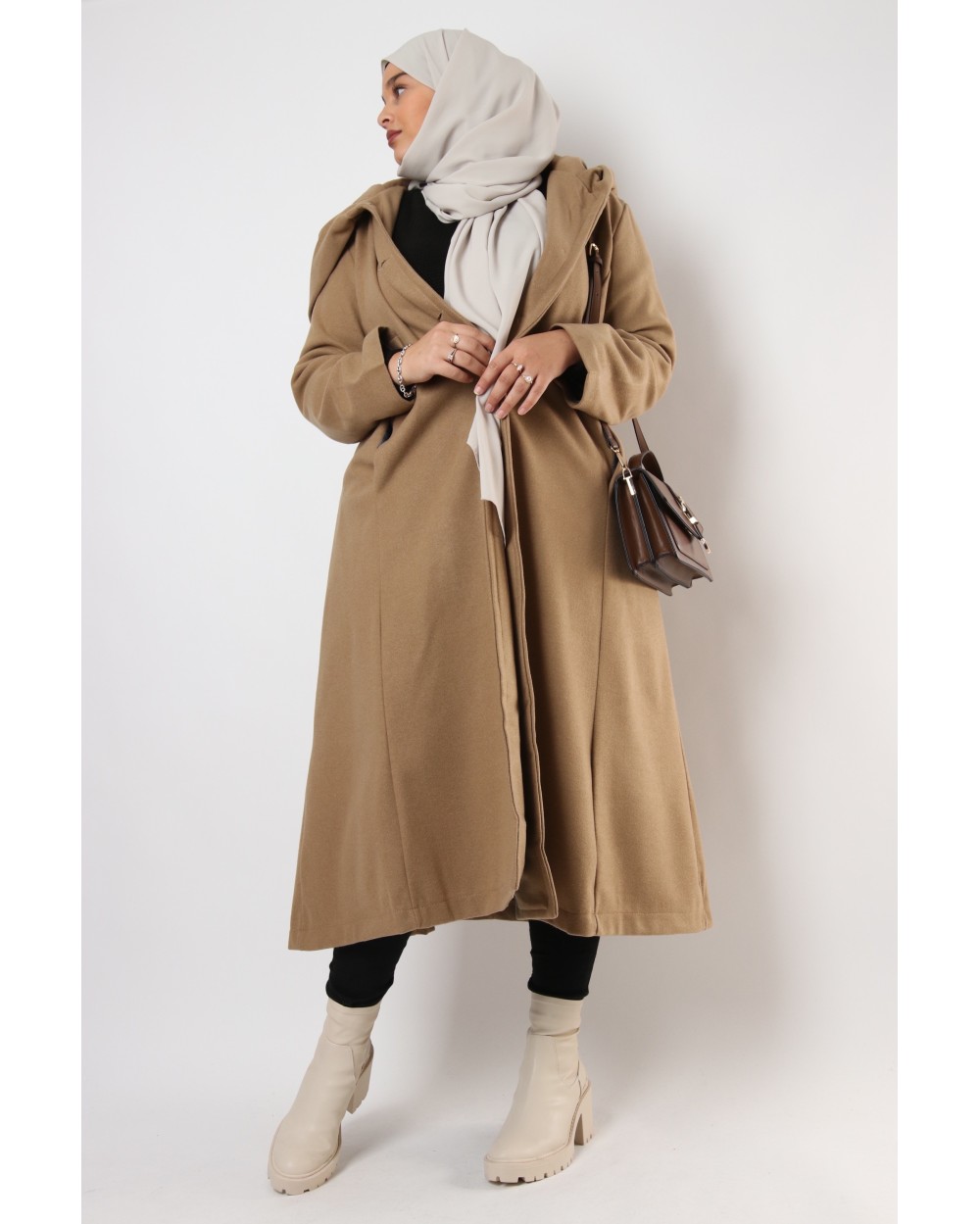 Maxilia hooded coat
