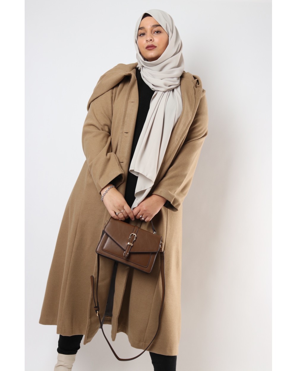Maxilia hooded coat