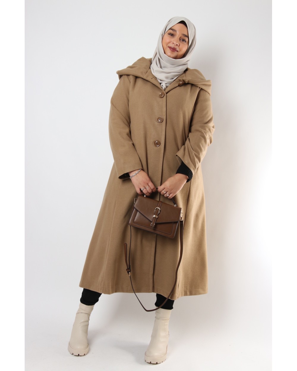 Maxilia hooded coat