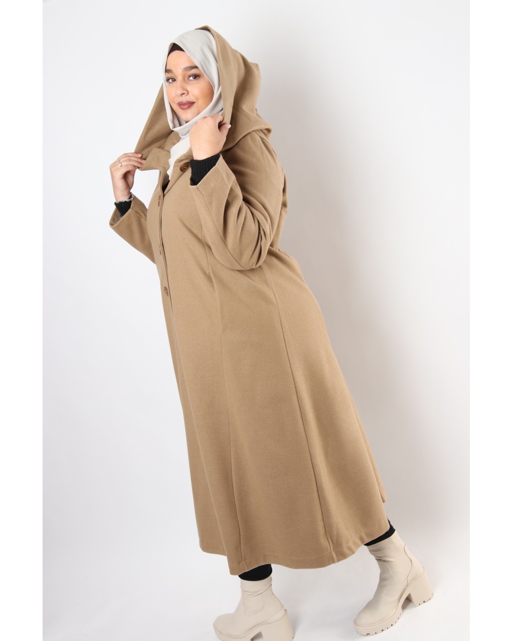 Maxilia hooded coat