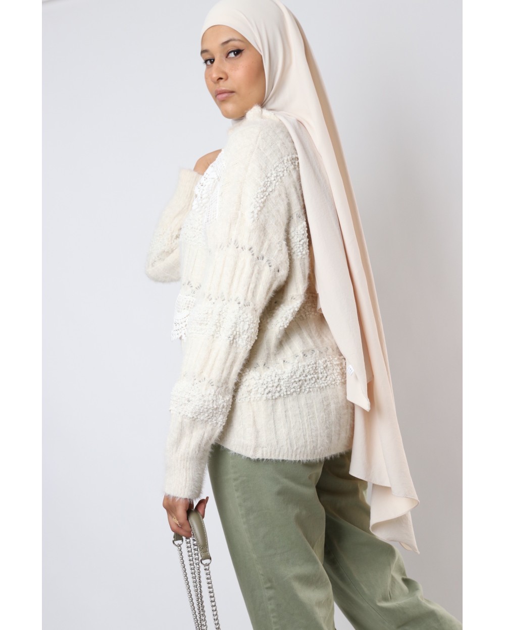 Pull à dentelle Danysia