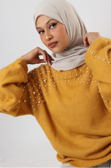 MYA short beaded sweater...