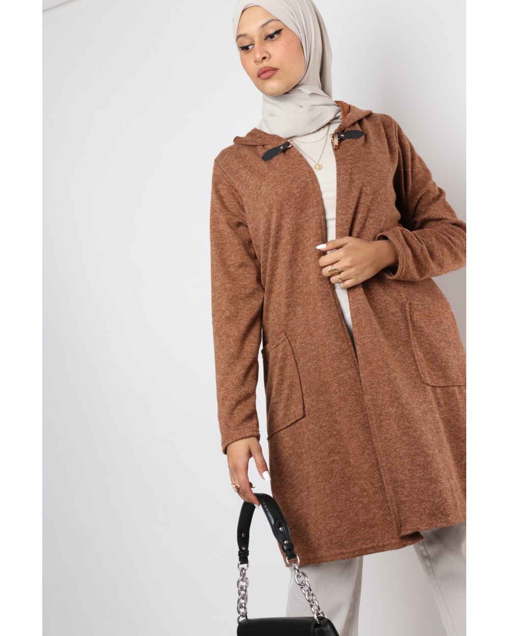 Keysha Vest with hood