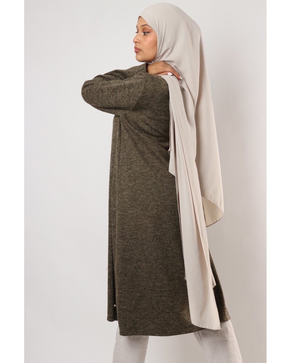 Classic beaded winter tunic