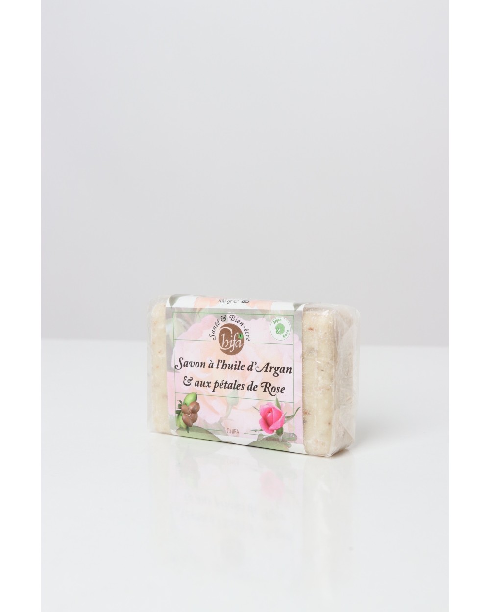 Argan oil soap and rose petals Chifa 3.5 oz