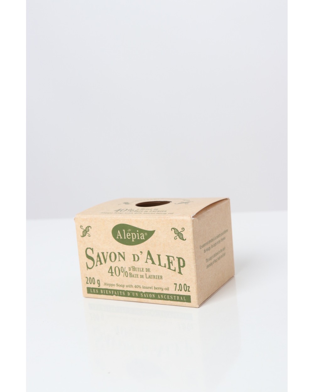 Savon d'Alep 40% baie de laurier Alepia 200gr