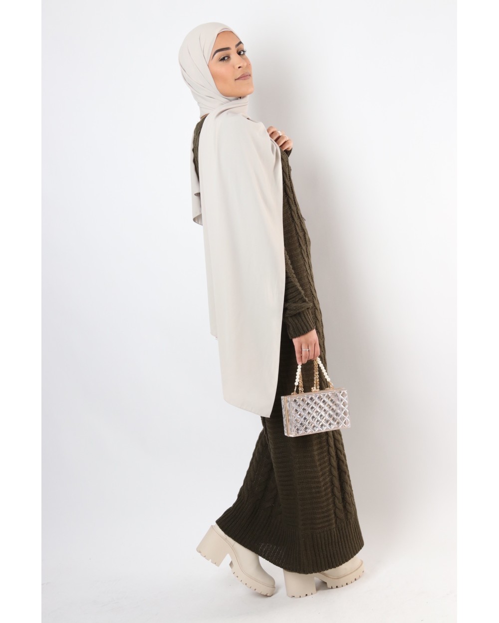 Robe pull Roxanna torsadée