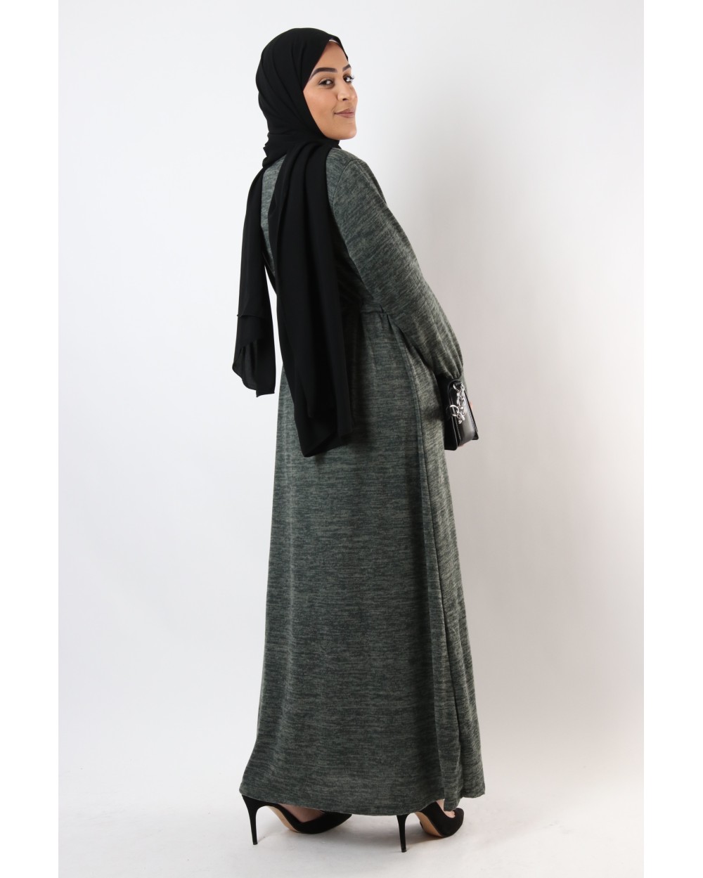Robe inaya perlée hiver