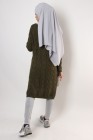 Majda long sweater with pockets