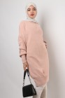 Plicao jumper with puff sleeves