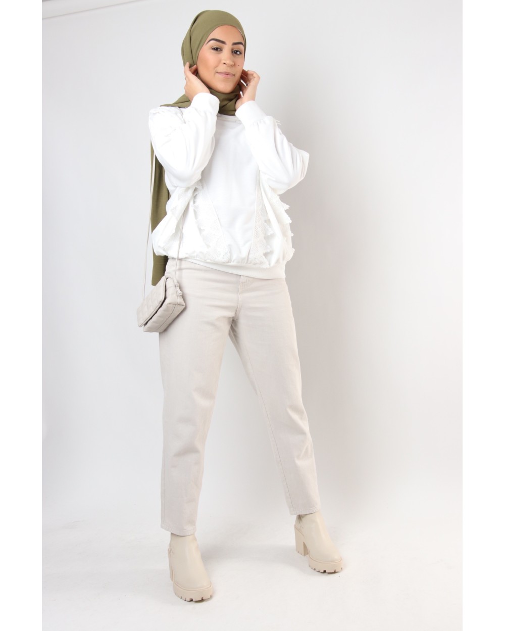 Phoenix lace sweater