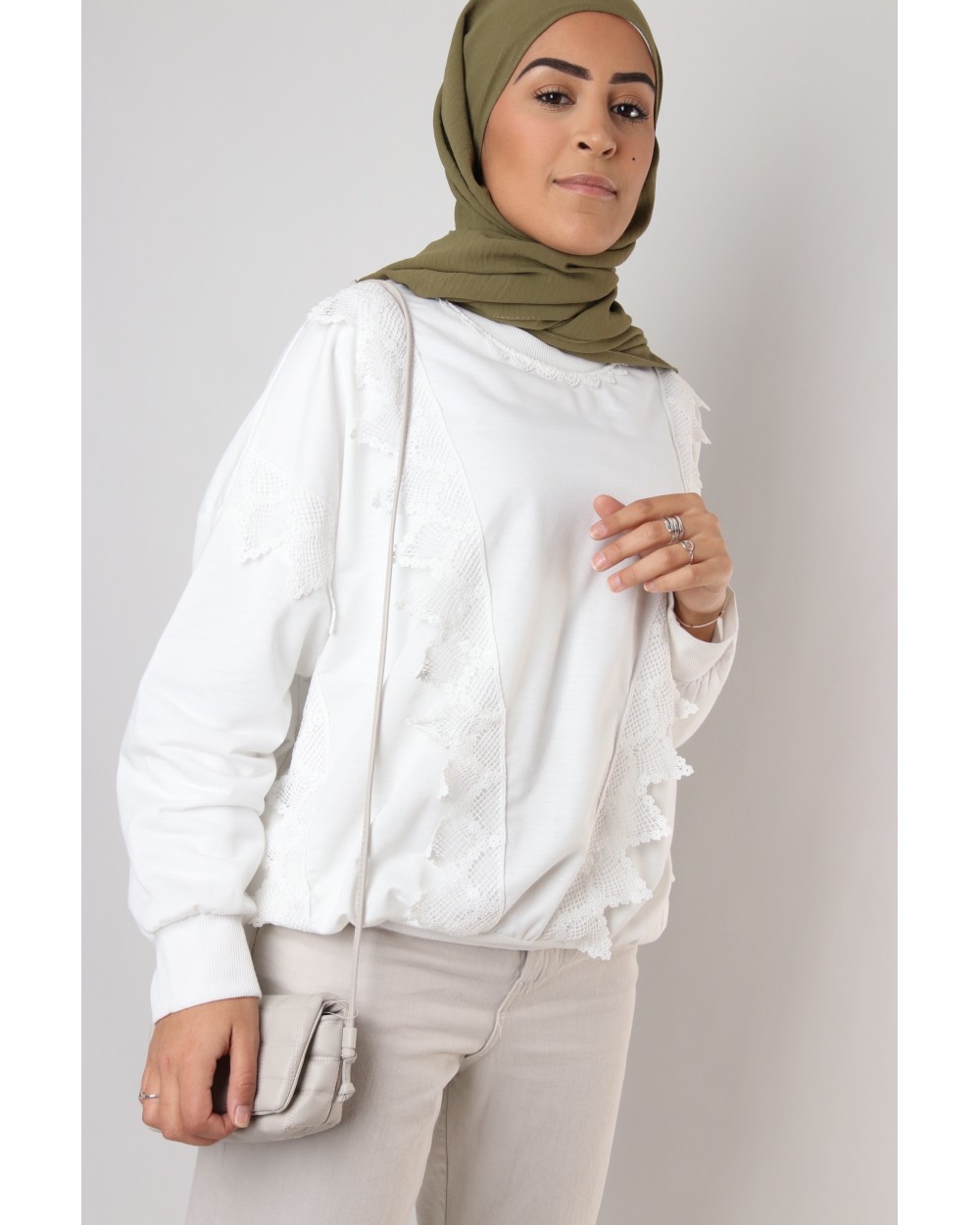 Phoenix lace sweater