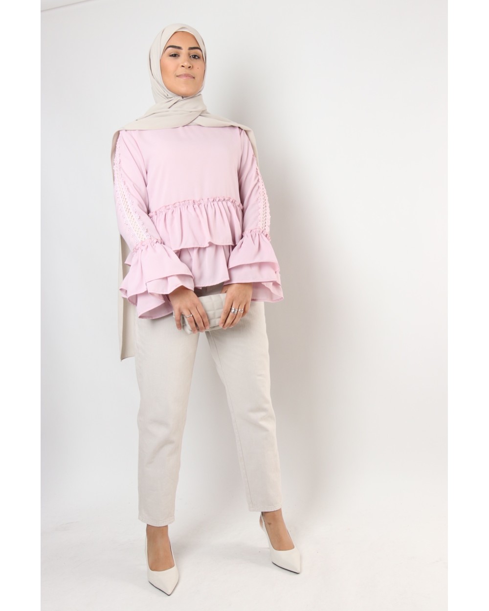 FAVY top with ruffles