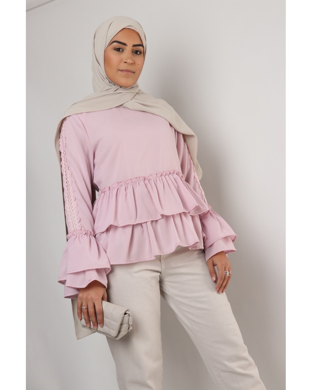 FAVY top with ruffles