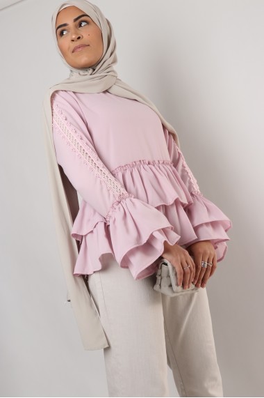 FAVY top with ruffles
