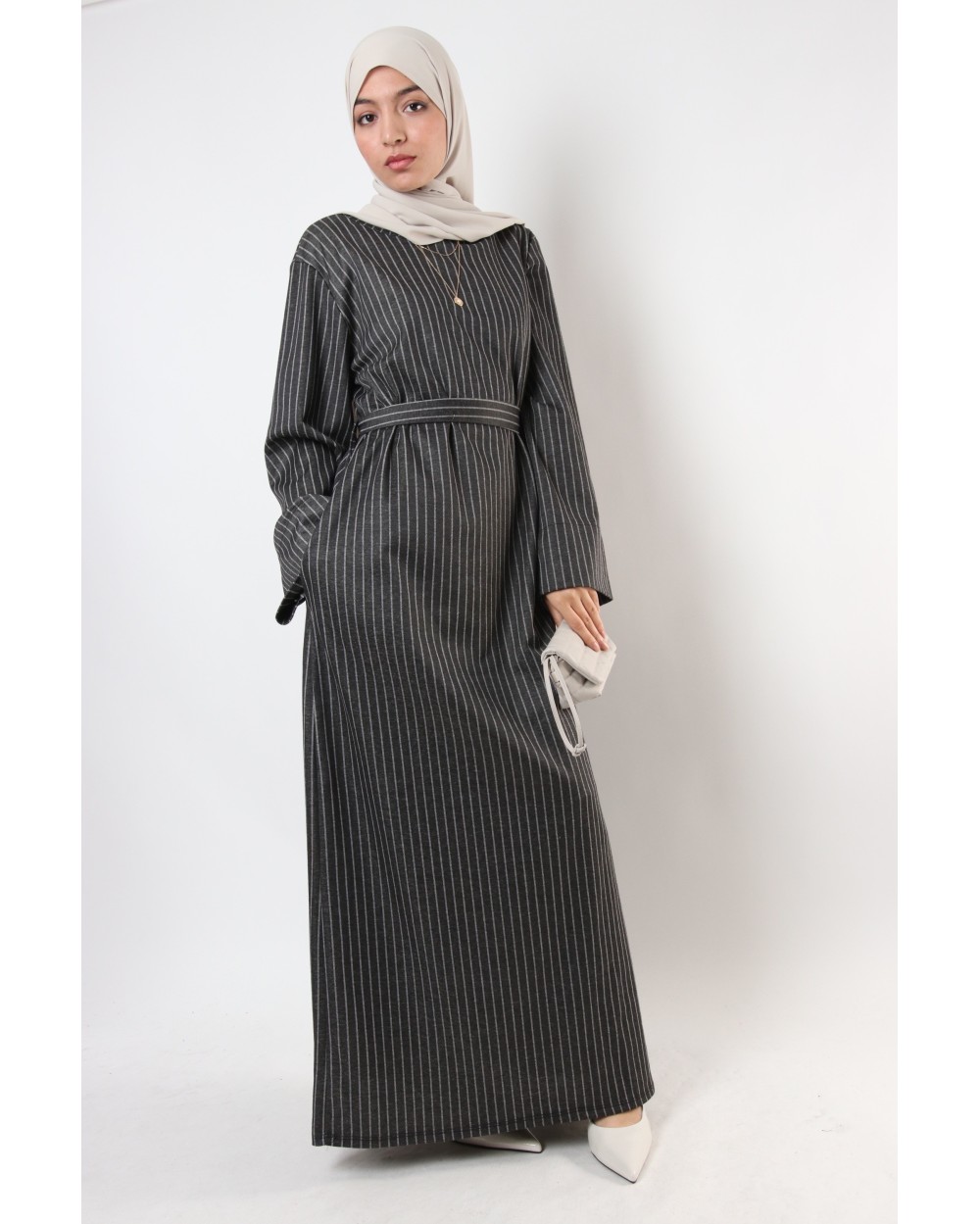 Striped Rihabe dress