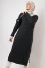 Roma sweater dress with slits