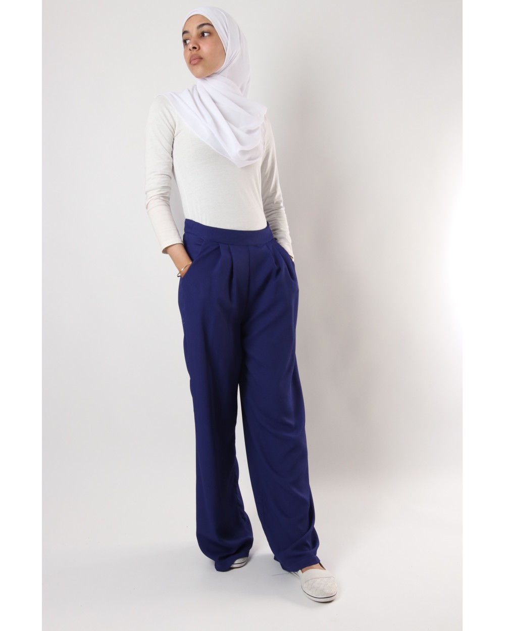 Palazzo Soraya fluid with pockets