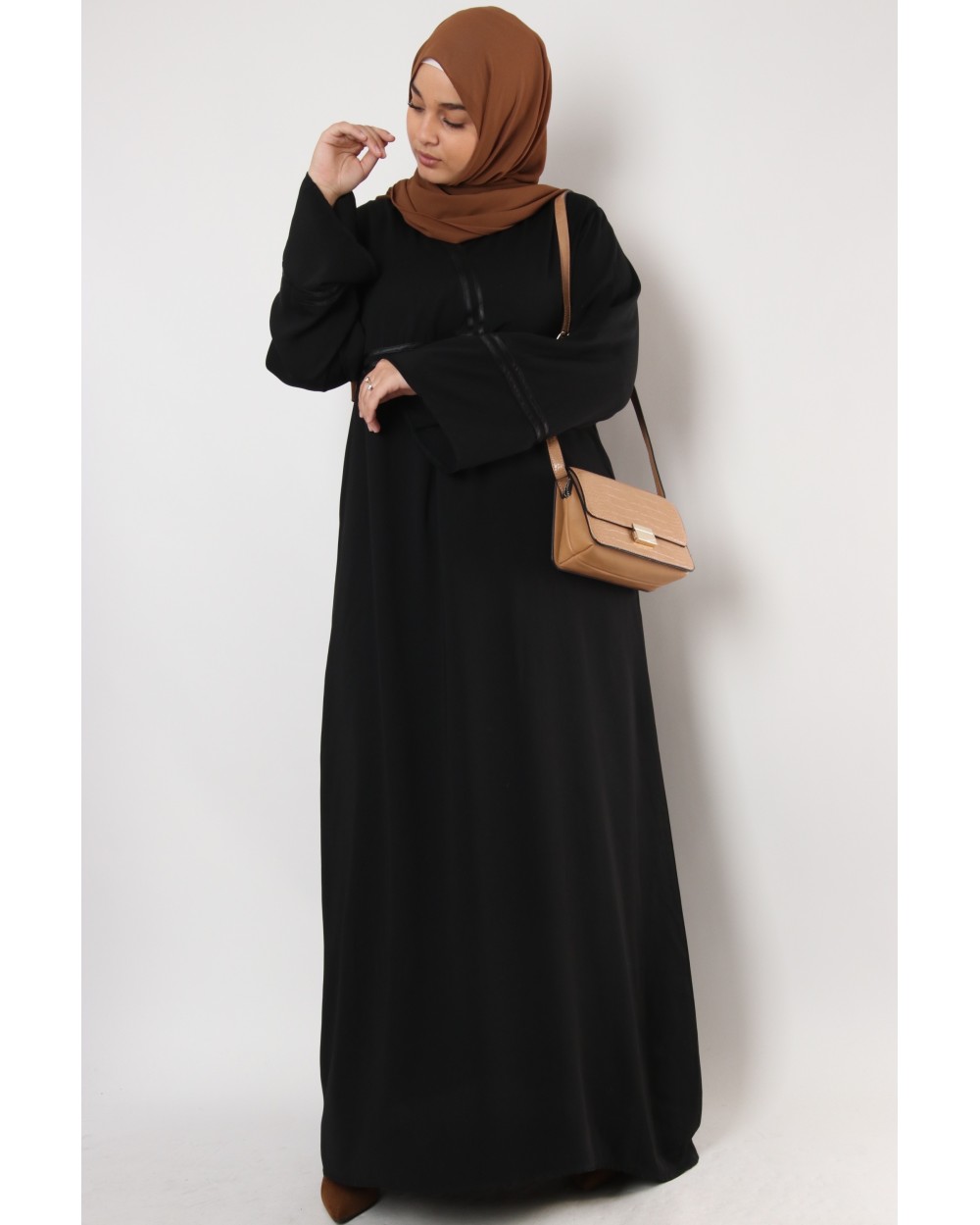 Abaya Wrap - satin finish El Bassira Cubra
