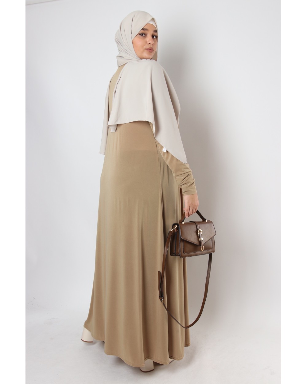 Robe longue jersey premium Chloe